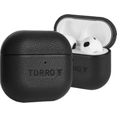Torro Apple AirPods Leather Case Cover 4th Gen Black