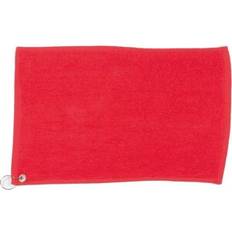 City Luxury Golf Towel Red One Size