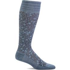 Sockwell Women's New Leaf Firm Graduated Compression Sock - Bluestone