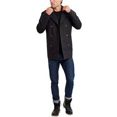 Nautica Men Coats Nautica Men's Classic Double Breasted Peacoat - Charcoal