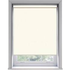 Roller Blinds No Drill Cream Thermal Blackout Roller Blind 170 cm Drop