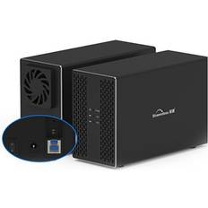 External Enclosures Aihontai E9LB Blueendless Hard Disk Array Box 2 Bays 3.5 in SSD