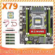 Motherboards Tauoh X79 Motherboard E5 2640 V2 CPU 4X4GB DDR3 1600Mhz REG ECC RAM Memory