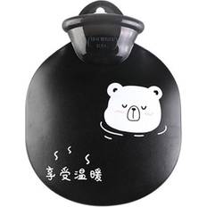 Plastic Heating Products Dsport 2 Pcs Cartoon Cute Water Injection Hot Water Bottle Discoloration Round Hand Warmer Bag