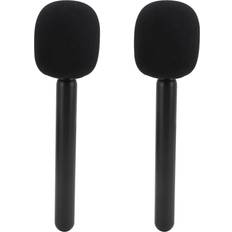 Andoer 2 Pcs Wireless Mic Holder Stand Microphone Handle Mount Adapter