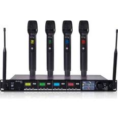 TU4-H Quad PLL Tuneable UHF Wireless Microphone System 4 x