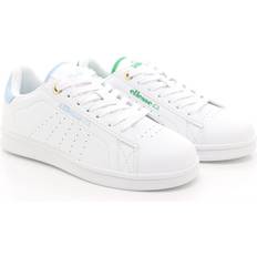 Ellesse Shoes Ellesse LS292S Cupsole Classic Stylish Comfort Lace Up Sneaker Trainers - White/Sky Blue