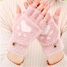 Pink Gloves Maxpower Women Winter Warm Touch Screen Gloves - Fingerless