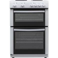 Essentials CFTE60W22 60cm Solid Plate Freestanding Cooker White