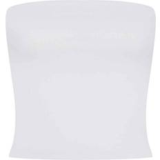 SF Womens Bandeau Crop Top - White