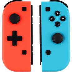 Game Controllers Vehhe Red & Blue Without Led For Nintendo Switch Joy Con Controller