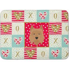 Carpets & Rugs Caroline's Treasures Australian Terrier Love Machine Washable Memory Foam Mat Doormats Multicolor
