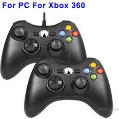 Game Controllers HCSC USB Wired Controller For Xbox 360 2 pcs
