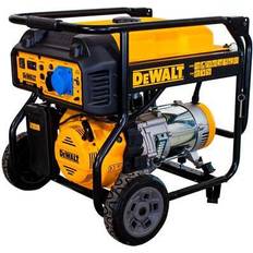 Dewalt Elverk Dewalt Stromerzeuger Benzin AVR Konverter DXGNP65E 4-Takt 6500 Watt Gelb