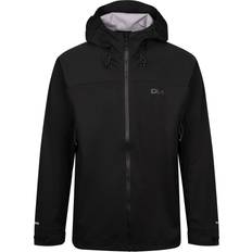 Men Rain Clothes DLX Mens Hooded Waterproof Jacket - Black