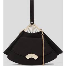 Karl Lagerfeld Clutches Karl Lagerfeld Kl Studio Fan Clutch Bag - Black/Gold
