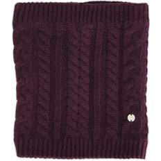 Hy Equestrian Adults Meribel Cable Knit Snood - Dark Blue