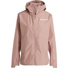 Herre - Pink Regntøj adidas Terrex Multi 2.5 L Rain.Rdy - Lerfarvet Jakke - Brun
