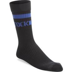 Organic Socks Birkenstock Tennis Cotton Crew Stripe Socks - Black