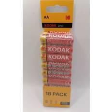 Kodak 18 Pack AA Batteries Zinc 1.5V Battery