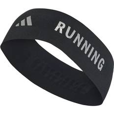 Men - Silver Headgear adidas Run ClimaCool Headband - Black/Reflective Silver