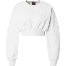 Jordan Women Jumpers Jordan Flight Fleece Cropped Sweatshirt - Grey