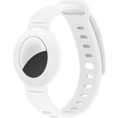 Lippa Silikon AirTag Armband Vit