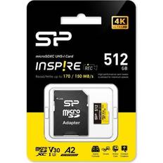 Minneskort & USB-minnen Silicon Power 512GB UHS-I U3 A2 V30 4K TLC MicroSDXC Memory Card