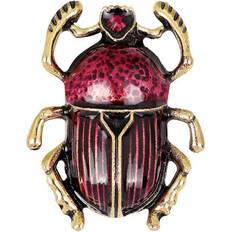 Purple Brooches Maxpower Vintage Lady Beetle Enamel Animal Insect Brooch Pin - Purple