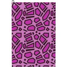 Pink Golf Accessories WHIBOS Kipo Pink Mega Jaguar Spots Golf Towel