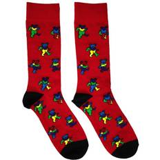 Grateful Dead Underkläder Grateful Dead Grateful Dead Unisex Adult Dancing Bear Socks - Röd