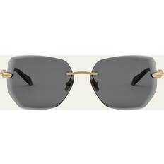 Bvlgari Sunglasses Bvlgari Serpenti Viper Geometric Metal Sunglasses - 59mm