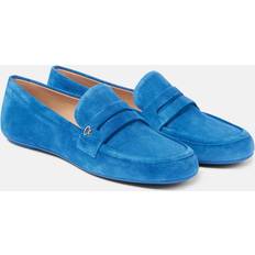 Gianvito Rossi Suede Loafers - Blue