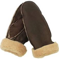 One Size Mittens Eastern Counties Leather Sheepskin Mittens - Brown