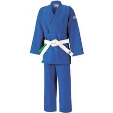 Martial Arts Uniforms Mizuno Kimono With Judo Belt Kodomo Bleu
