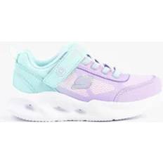 Turquoise Trainers Children's Shoes Skechers Girl's Sola Glow Deluxe Trainers - Purple