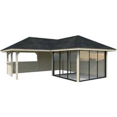 Trä Paviljonger Palmako Bianca 24,9 m2 Set 210 Slide