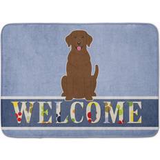 Carpets & Rugs Caroline's Treasures Chocolate Labrador Welcome Floor Mat 19 x 27 Multicolor