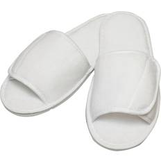 Unisex - White Slippers Towel City Towel City Unisex Adult Open Toe Slippers - White