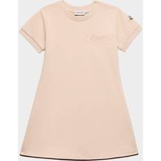 Beige Dresses Children's Clothing Moncler Enfant Girls Cotton Jersey Dress - Pink
