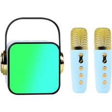 Karaoke Chronus Bluetooth Speaker Karaoke Machine with 2 Microphones
