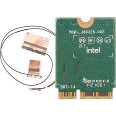 Network Cards & Bluetooth Adapters Tlily Wifi Card Ax201 Ngw with Antenna 6 3000Mbps M.2 Cnvio2 Bluetooth 5.1 Adapter