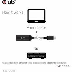 Network Adapter USB-C 100M 1G 2.5G 5 Gigabit Ethernet