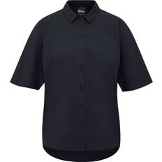 Jack Wolfskin Dam Skjortor Jack Wolfskin Sierra Quest Shortsleeve Shirt - Dark Navy