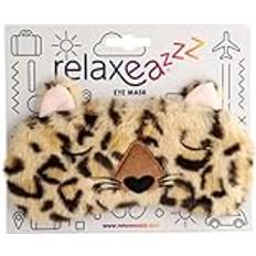 Puckator Cutiemals Plyschögonmask Leopard