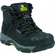 Amblers Mens FS32 Waterproof Padded Safety Boots - Black