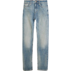 River Island Smala Jeans Med Mellanblå Tvätt - Mellanblå