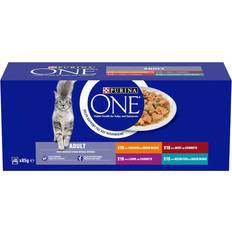 Pets Purina Mini Fillets Mixed Selection in Gravy Wet Cat Food 40x85g