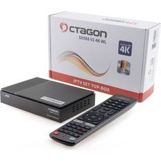 Digitalboxen Octagon SX988 V2 4K WL UHD IPTV Smart TV Receiver H.265 HEVC 5G Wi-Fi 1GB RAM 8GB
