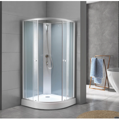 Bath Deluxe Austin Duschkabin Med Satinprofil 900x900x1950mm